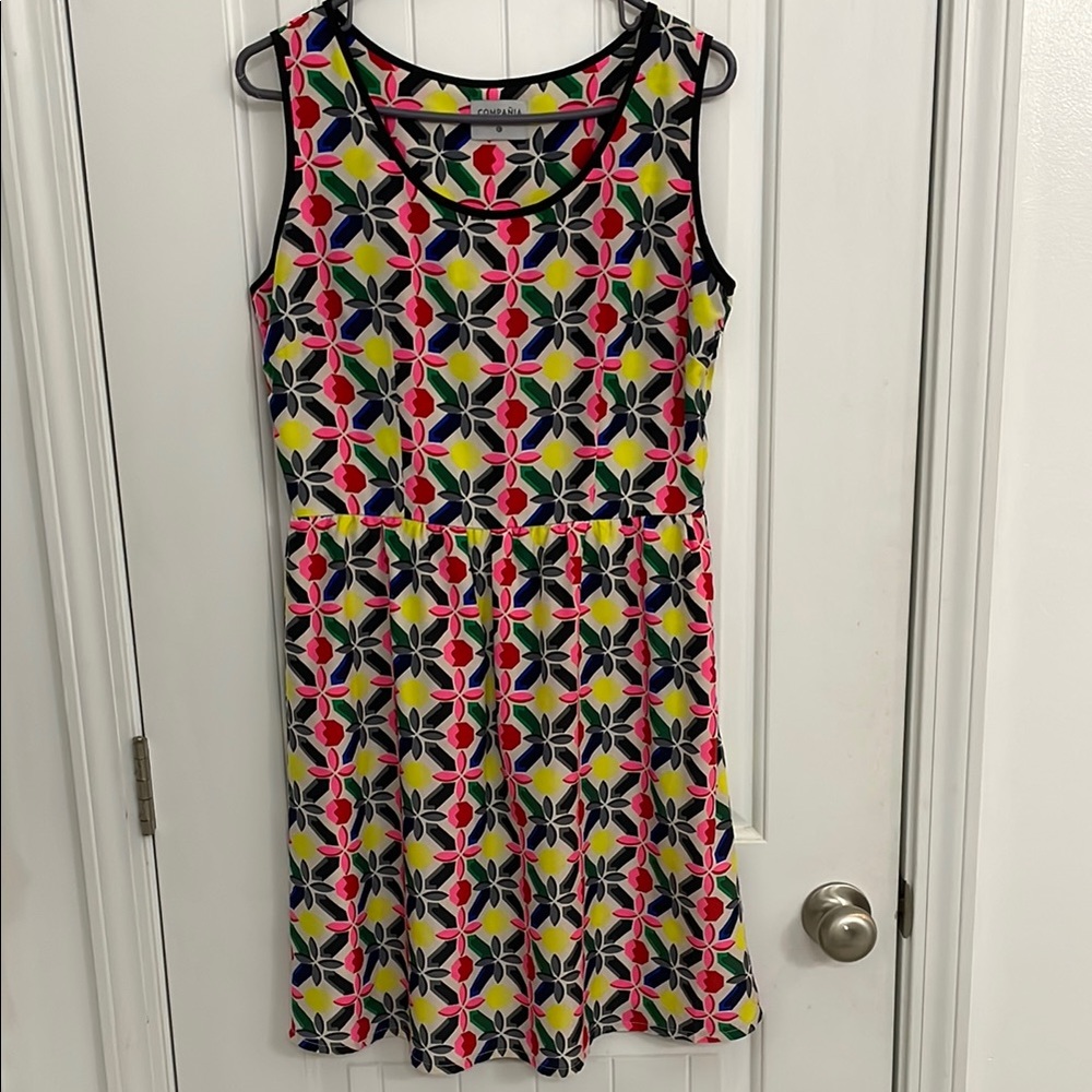 Compania Fantastica size large Colorful Sleeveless Dress